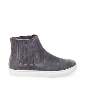 Steve Madden Karrlton Grey Suede Slip-on Sneaker